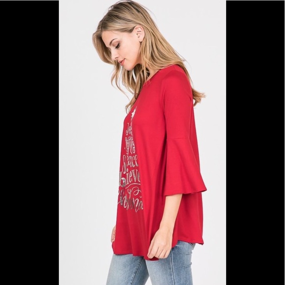 2 for $40❤️PLUS size Christmas top - Picture 5 of 11
